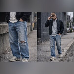 Levi’s 501 Original Fit Jeans Men’s W38 L34 | Distressed Vintage Denim